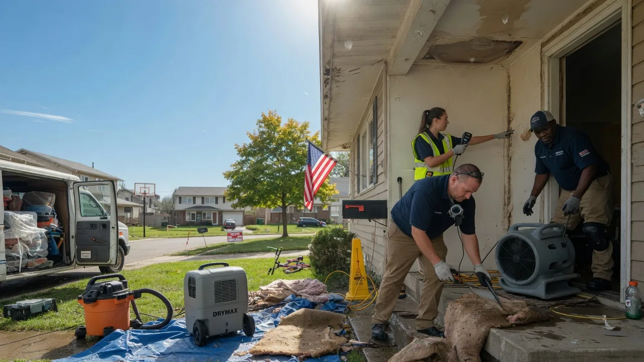 Water Damage Restoration in Fredericksburg, VA near me